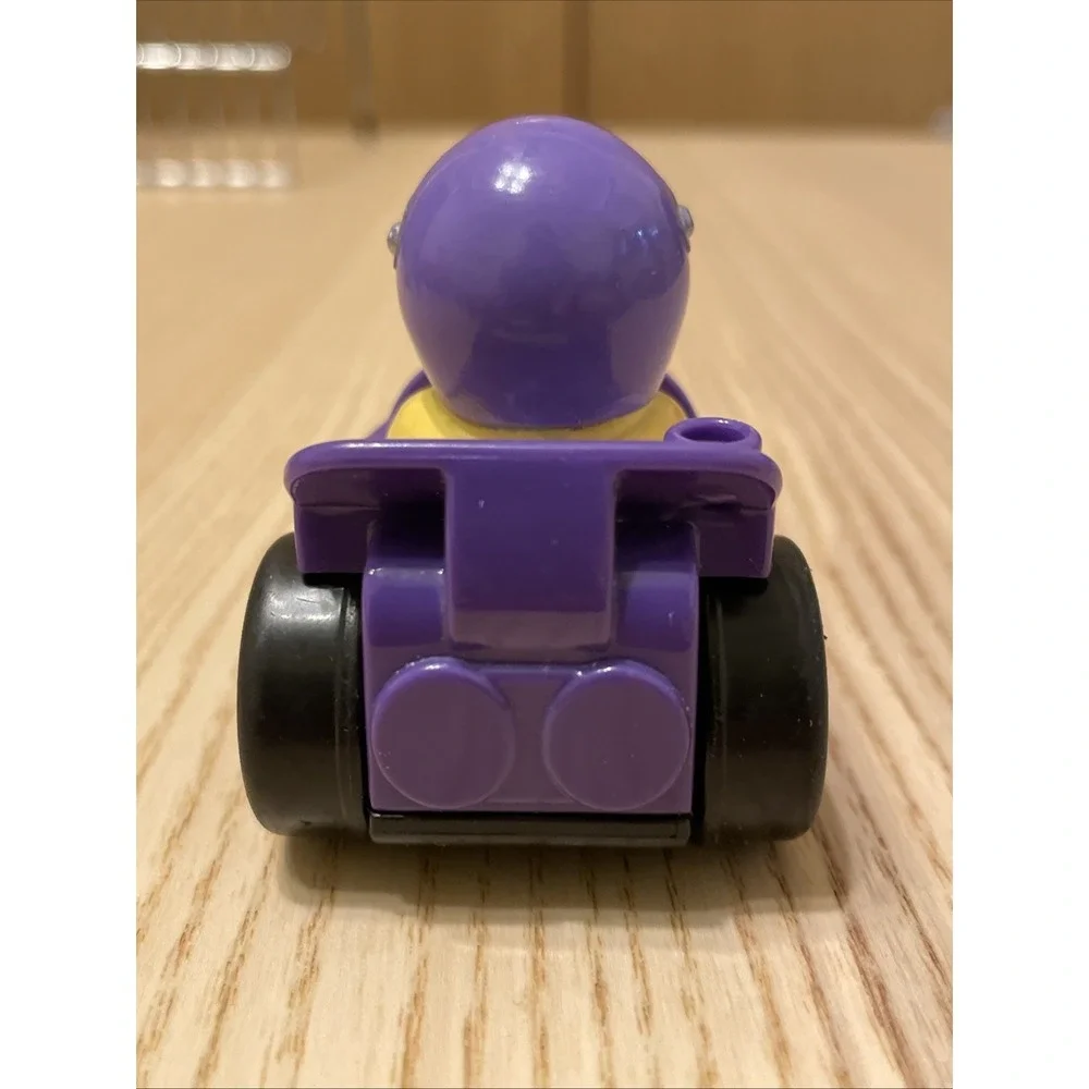Fisher-Price Little People Purple Wheelies Race Car #8 Action Figure